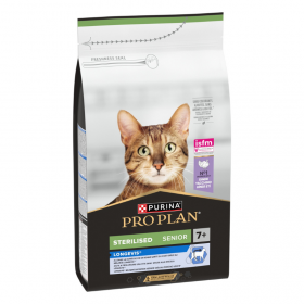 Pro Plan Delicate Senior 7+ - с пуешко месо, за котки над 7 годишна възраст 1.5 кг.